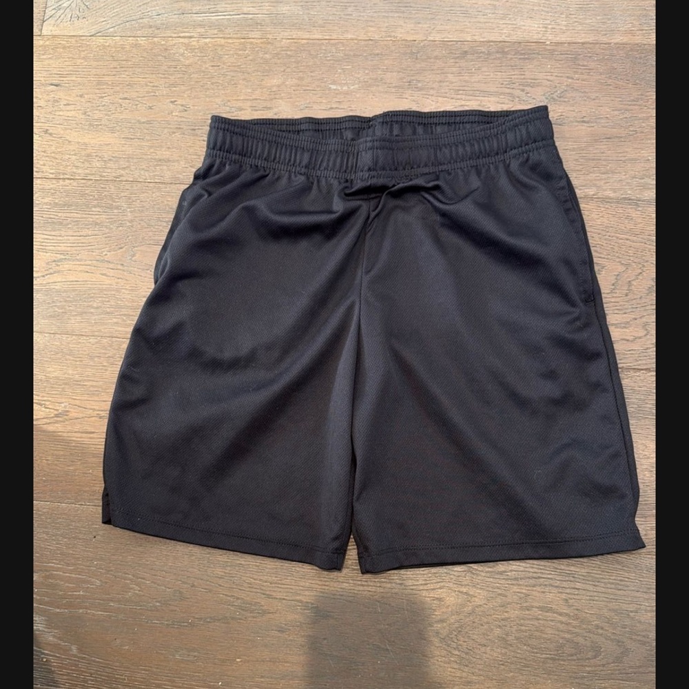 All in Motion Black Kids Athletic Shorts